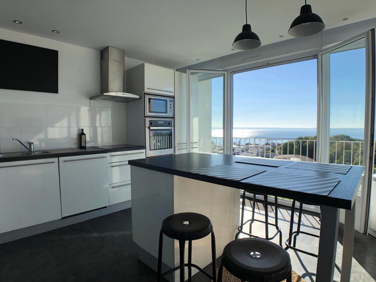 Superbe Appartement Avec Une Vue Mer Panoramique Brest Exteriér fotografie